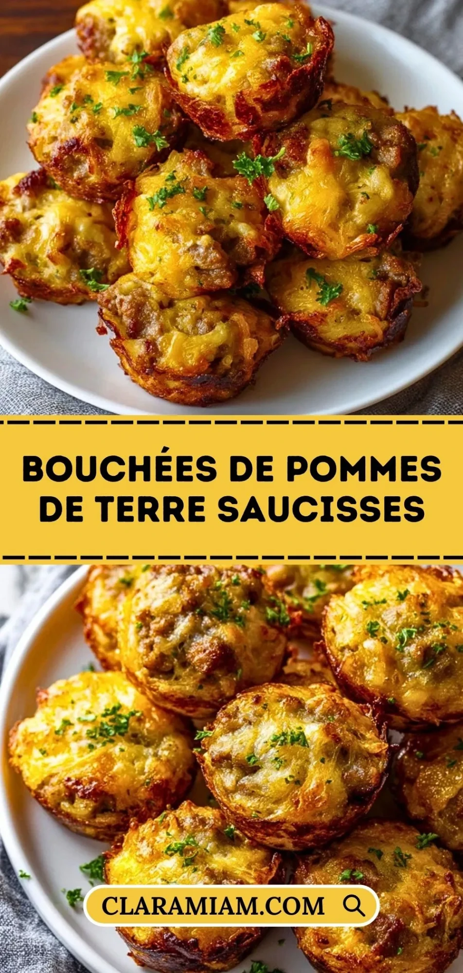 Bouchées De Pommes De Terre Saucisses - Pin 1