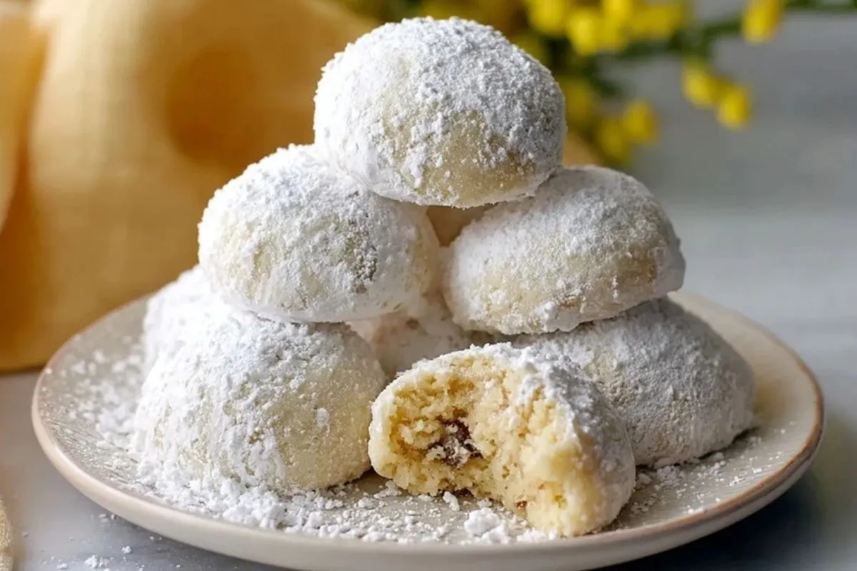 Boulettes De Neige Au Fromage À La Crème Fondantes
