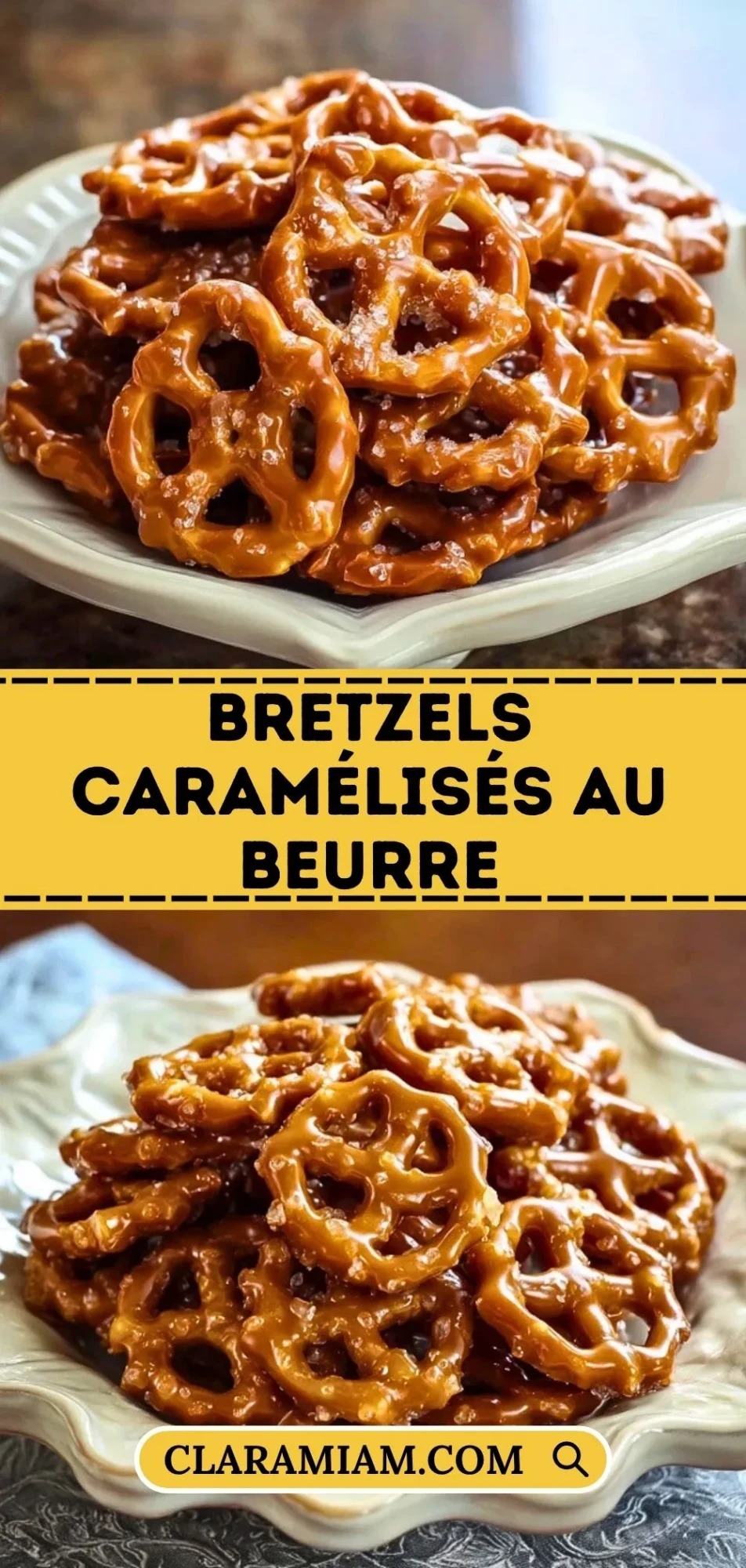 Bretzels Caramélisés Au Beurre - Pin 1