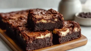Brownies au Fromage Cottage Keto Faits Maison