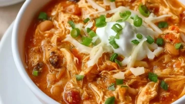 Chili De Poulet Buffalo À La Mijoteuse