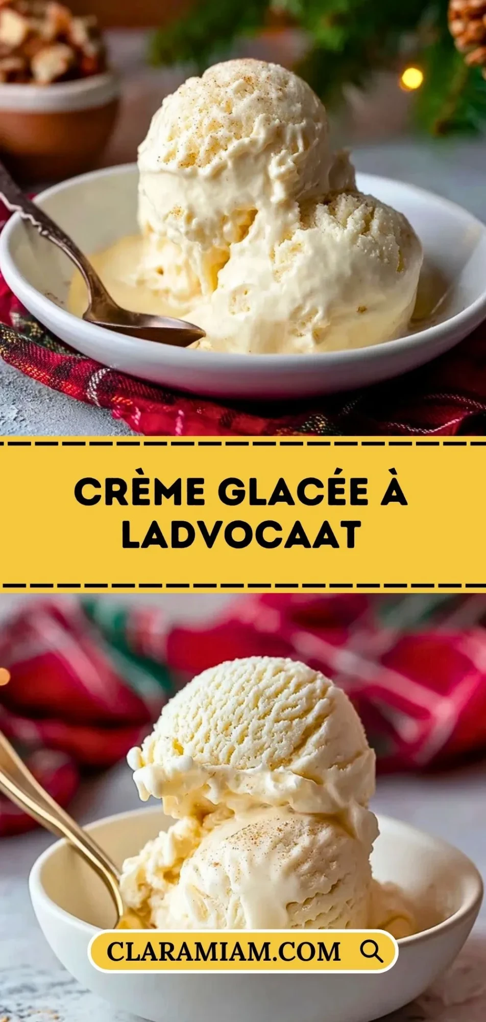 Crème Glacée à LAdvocaat - Pin 1