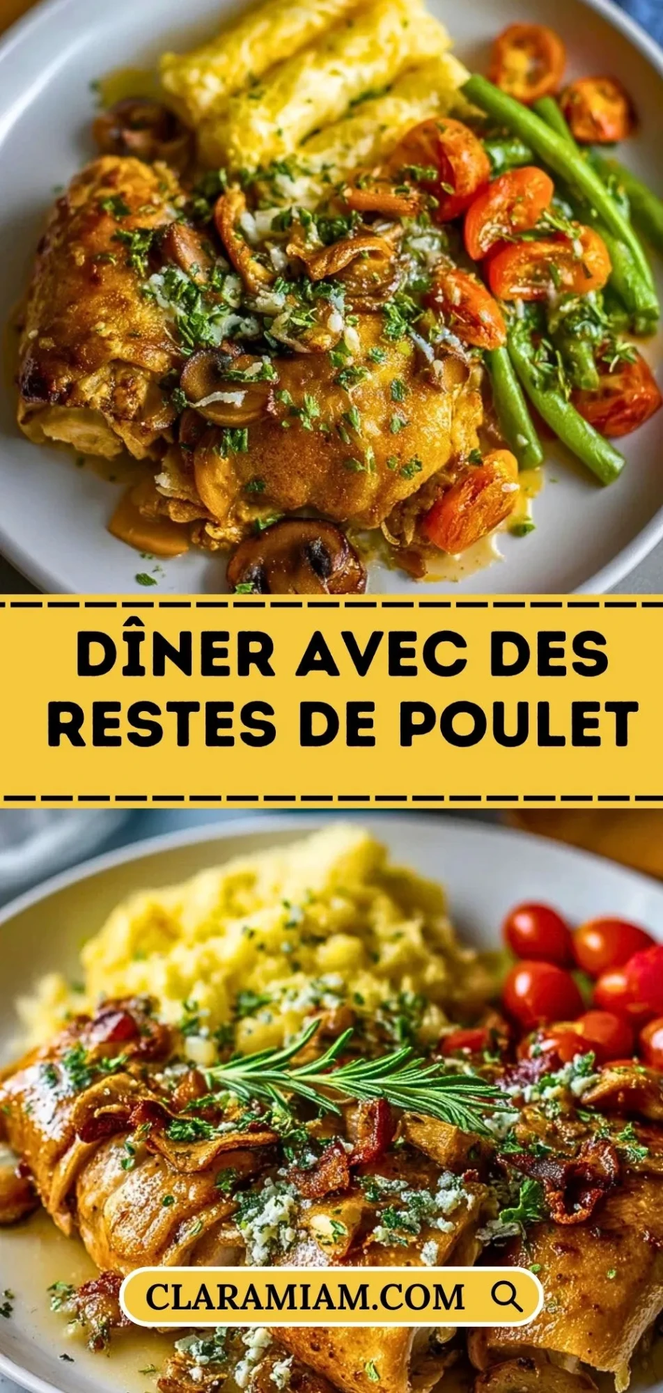 Dîner Avec Des Restes De Poulet - Pin 1