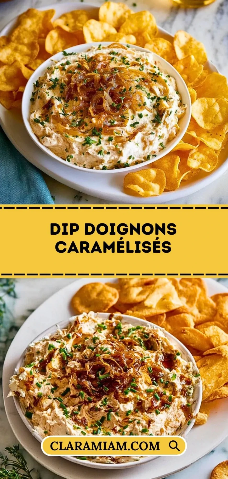 Dip DOignons Caramélisés - Pin 1