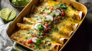 Enchiladas De Boeuf Irresistibles Avec Sauce Verte