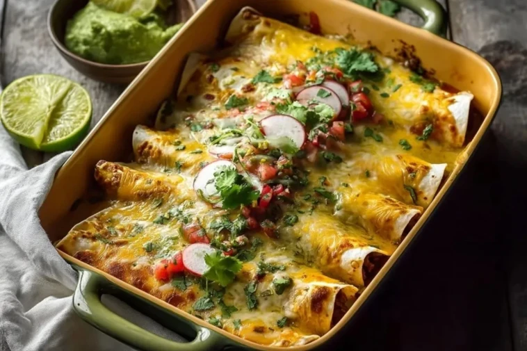 Enchiladas De Boeuf Irresistibles Avec Sauce Verte