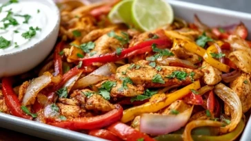 Fajitas De Poulet Au Four