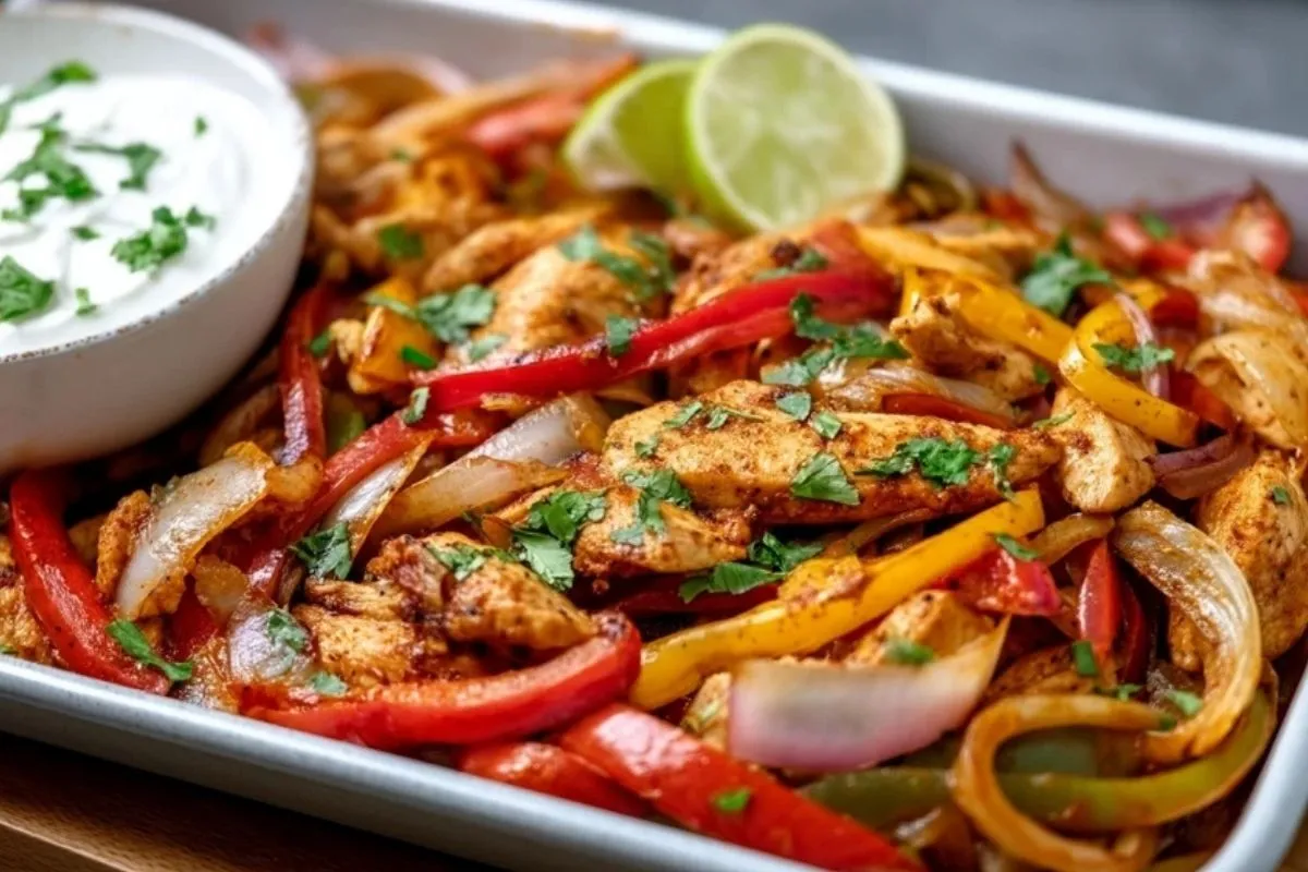 Fajitas De Poulet Au Four