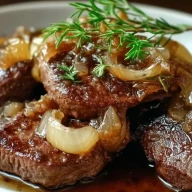 Foie De Boeuf Caramélisé Aux Oignons