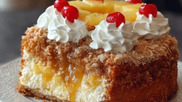 Gâteau Ananas Hawaïen Delight