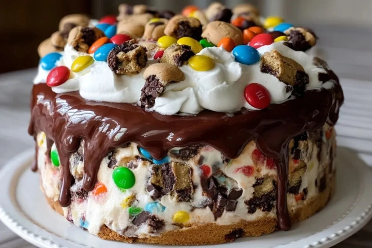 Gâteau Glacé Au Chocolat Et M&Ms
