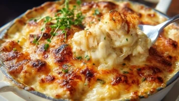 Gratin De Crabe Géant Au Fromage