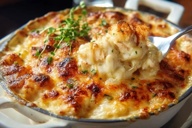 Gratin De Crabe Géant Au Fromage