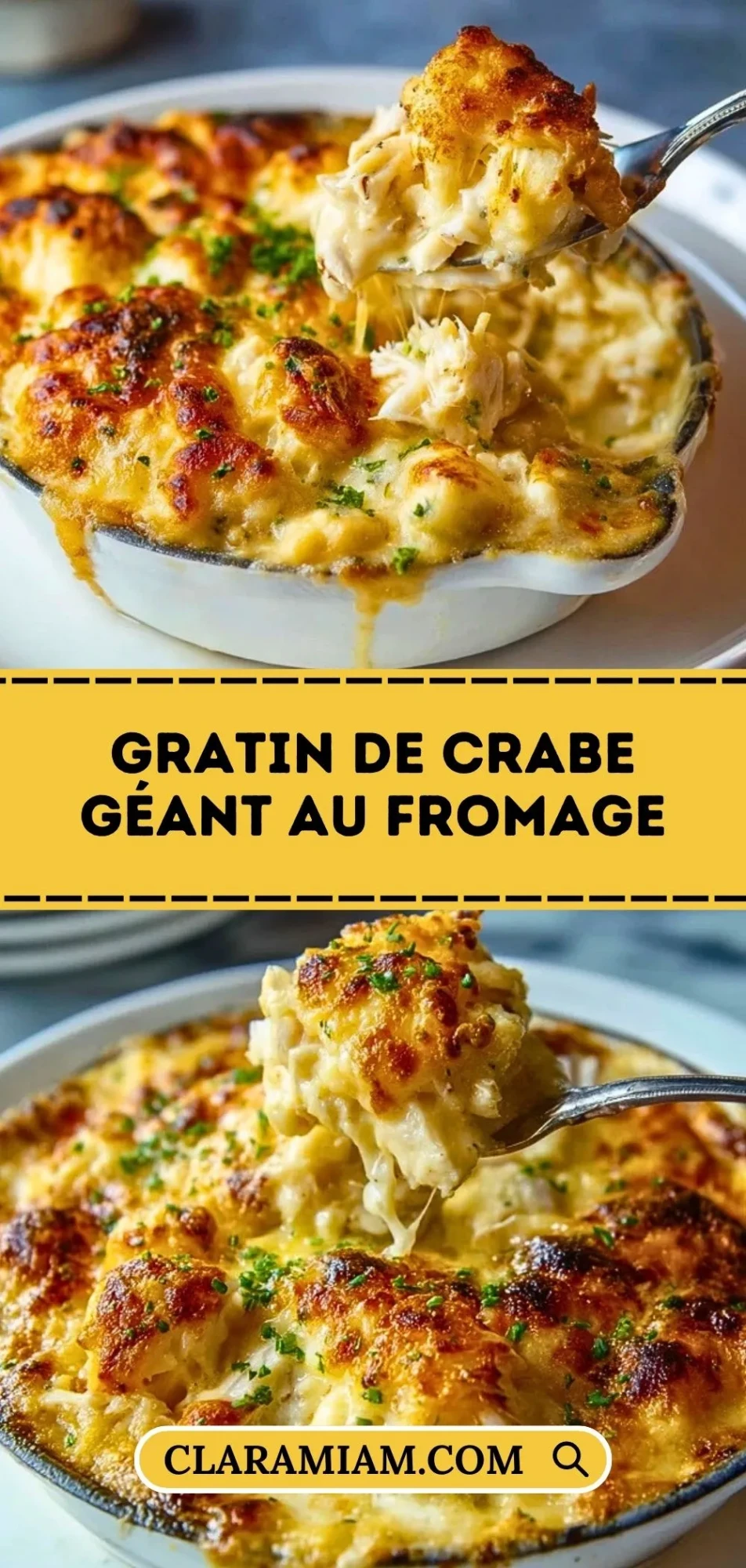 Gratin De Crabe Géant Au Fromage - Pin 1