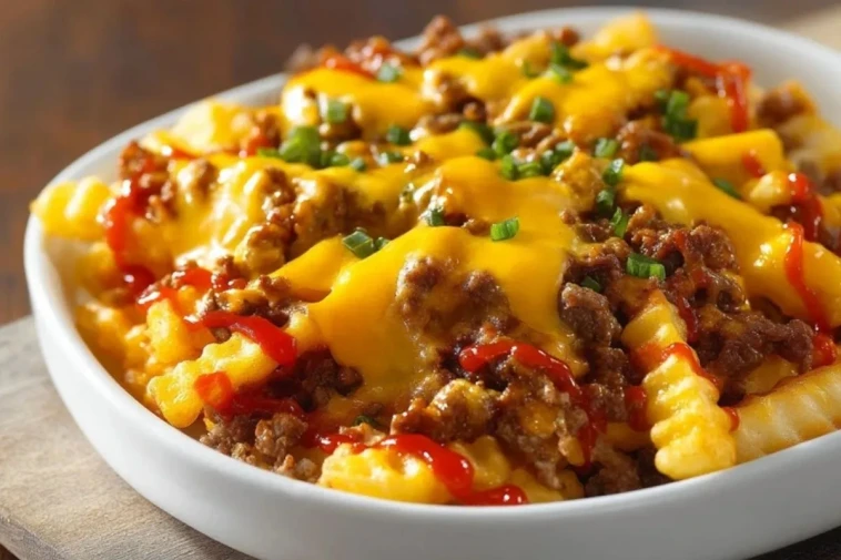 Gratin De Frites Au Cheeseburger