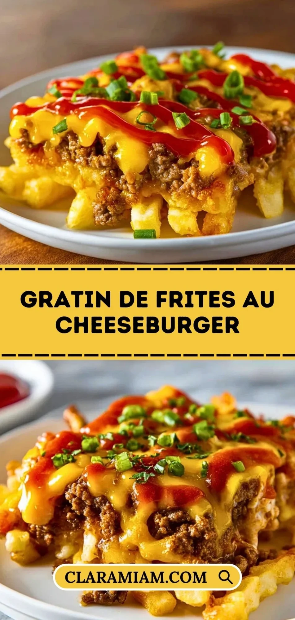 Gratin De Frites Au Cheeseburger - Pin 1