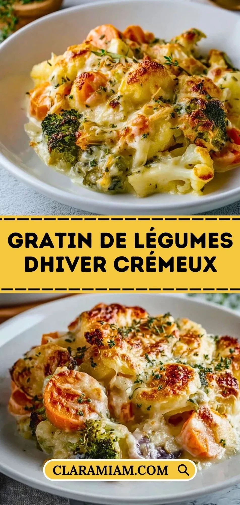Gratin De Légumes DHiver Crémeux - Pin 1