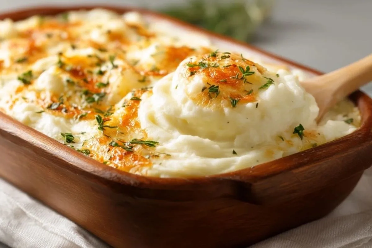 Gratin De Pommes De Terre Écrasées