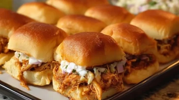 Mini Sandwiches De Poulet BBQ