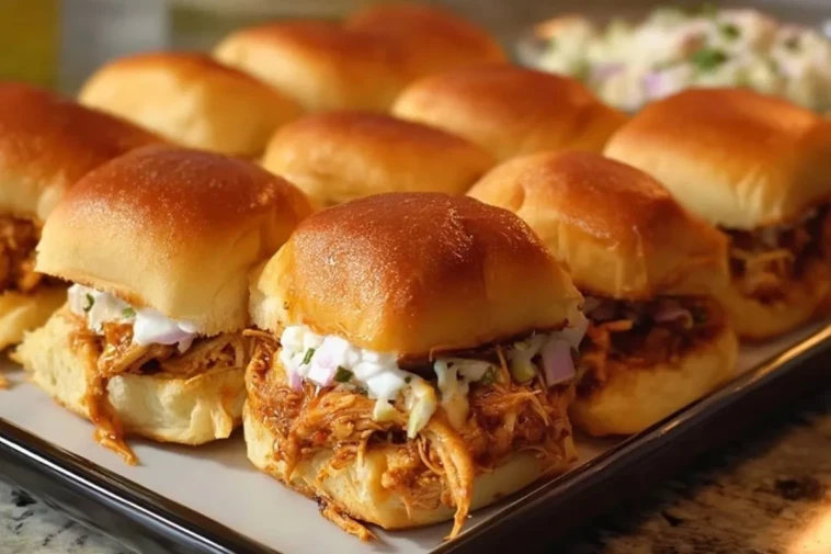 Mini Sandwiches De Poulet BBQ