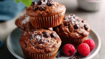 Muffins Au Chocolat Riche En Protéines - 1 (1)