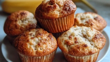 Muffins Banane Au Yaourt Grec