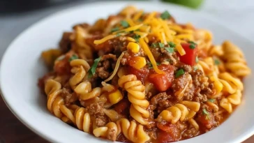 Pâtes Taco Rapides À La Mijoteuse