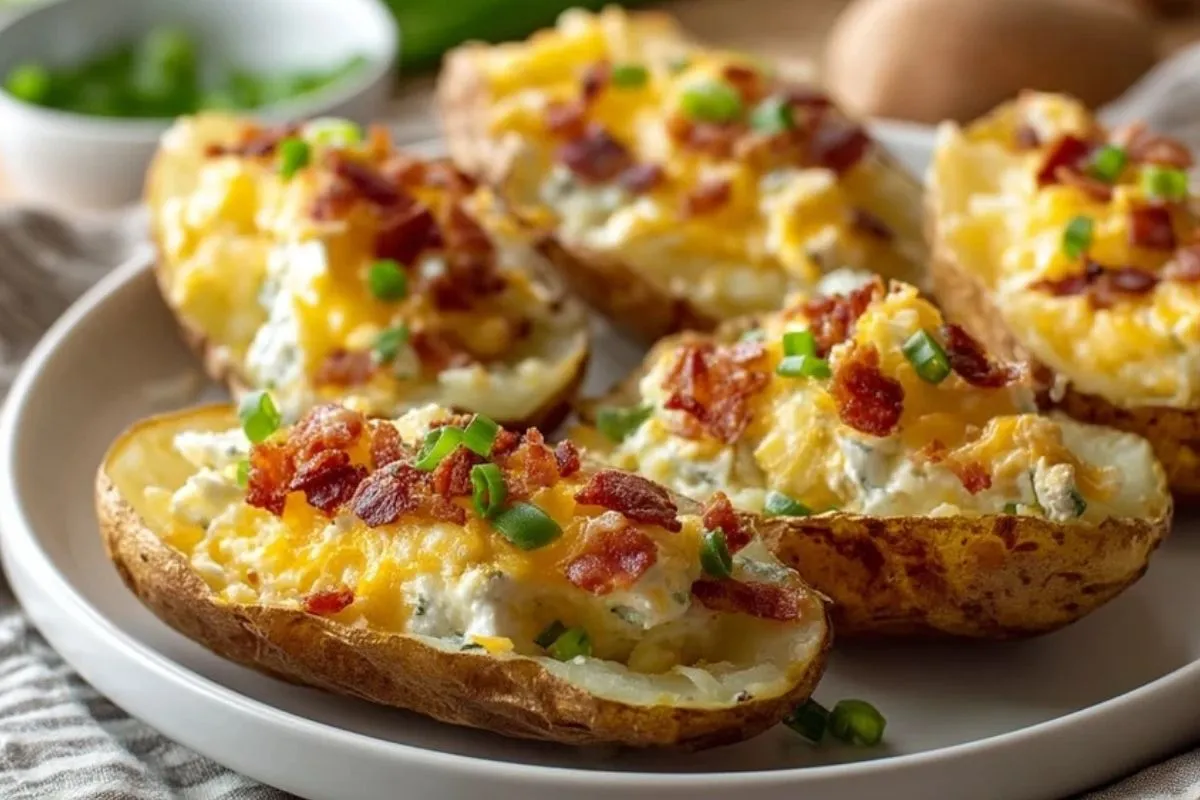 Peaux De Pommes De Terre Farcies