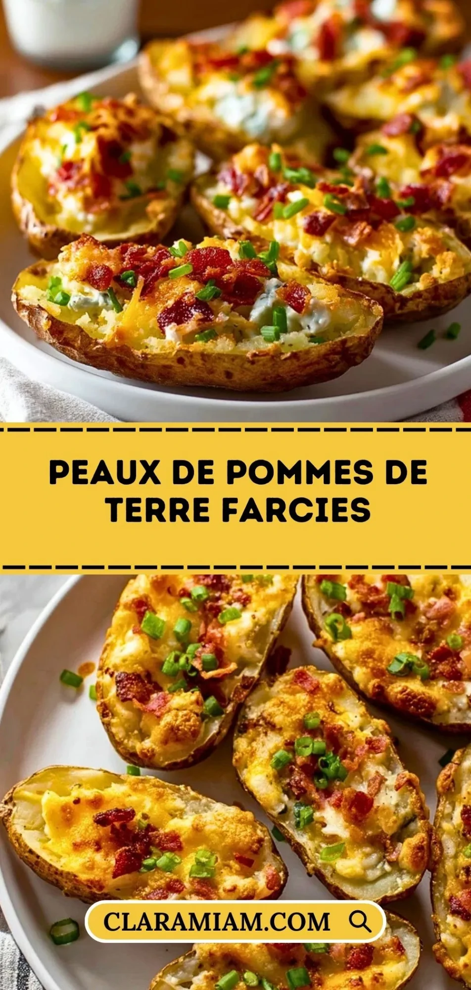 Peaux De Pommes De Terre Farcies - Pin 1