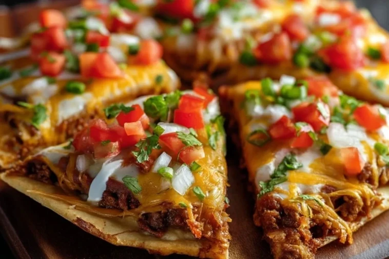 Pizza Mexicaine à la Taco Bell