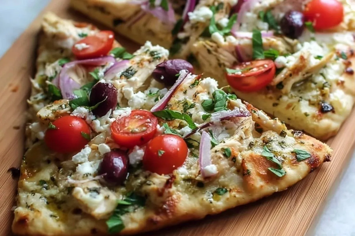 Pizza Plateaux Méditerranéenne au Poulet