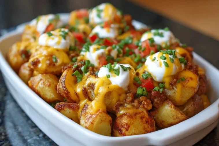 Pommes De Terre Taco Au Fromage