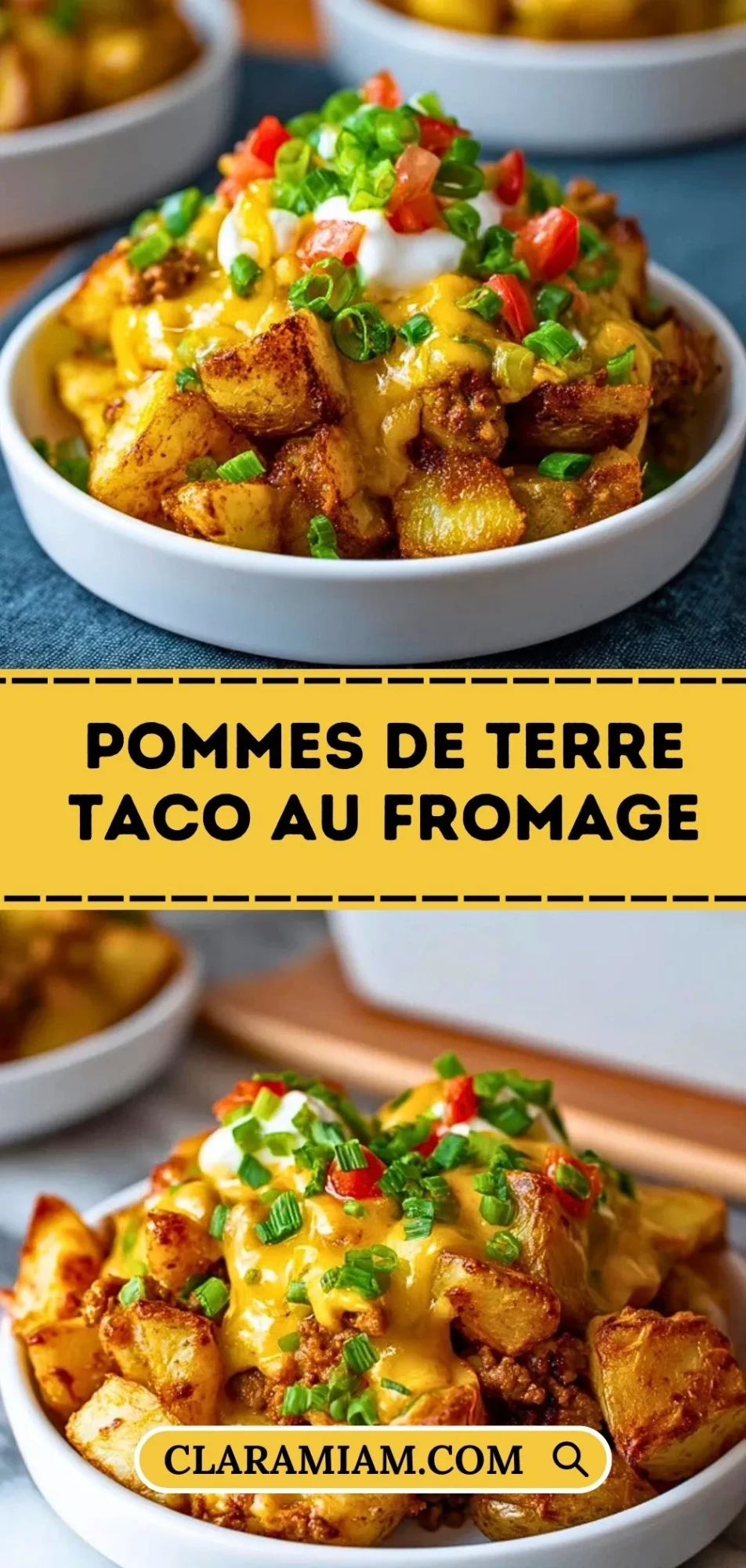 Pommes De Terre Taco Au Fromage - Pin 1