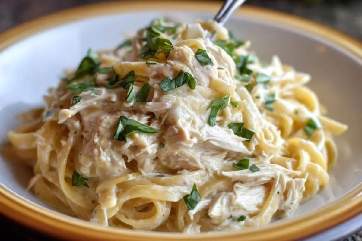 Poulet Alfredo à la Mijoteuse