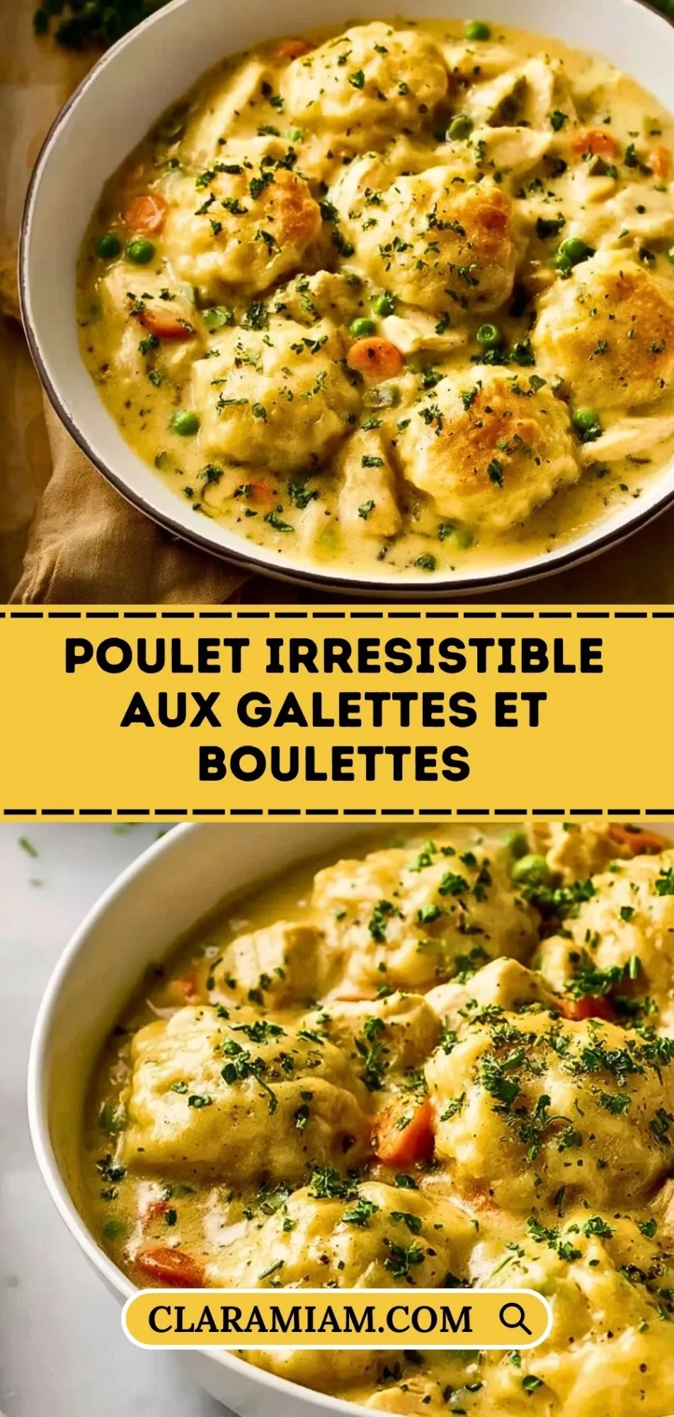 Poulet Irresistible Aux Galettes Et Boulettes - Pin 1