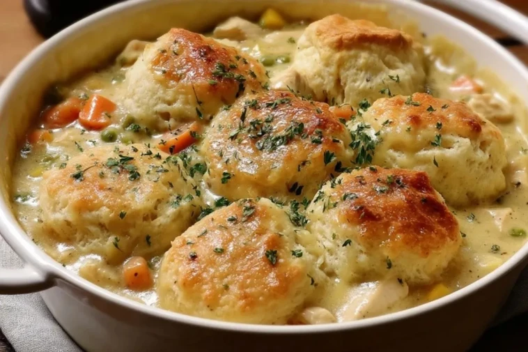 Poulet Réconfortant Aux Boulettes De Pâte