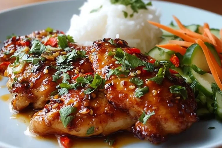 Poulet Thaï Sucré et Épicé
