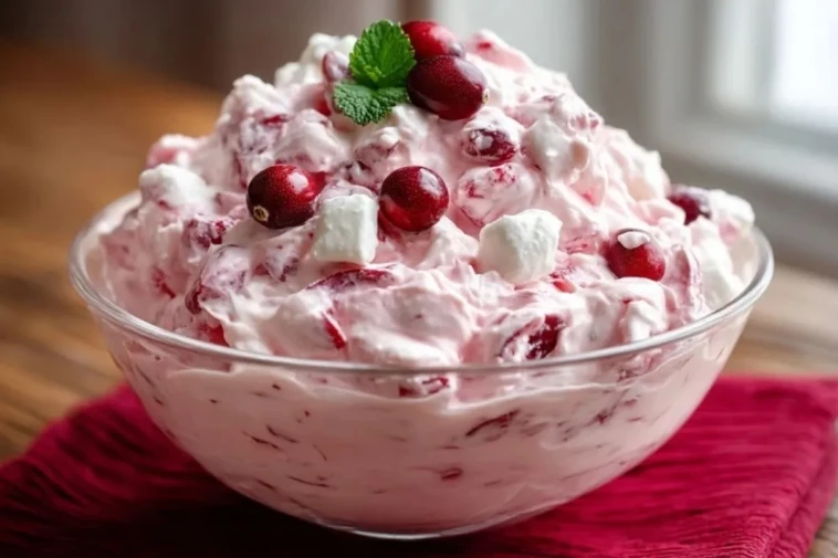 Salade De Guimauve Aux Canneberges