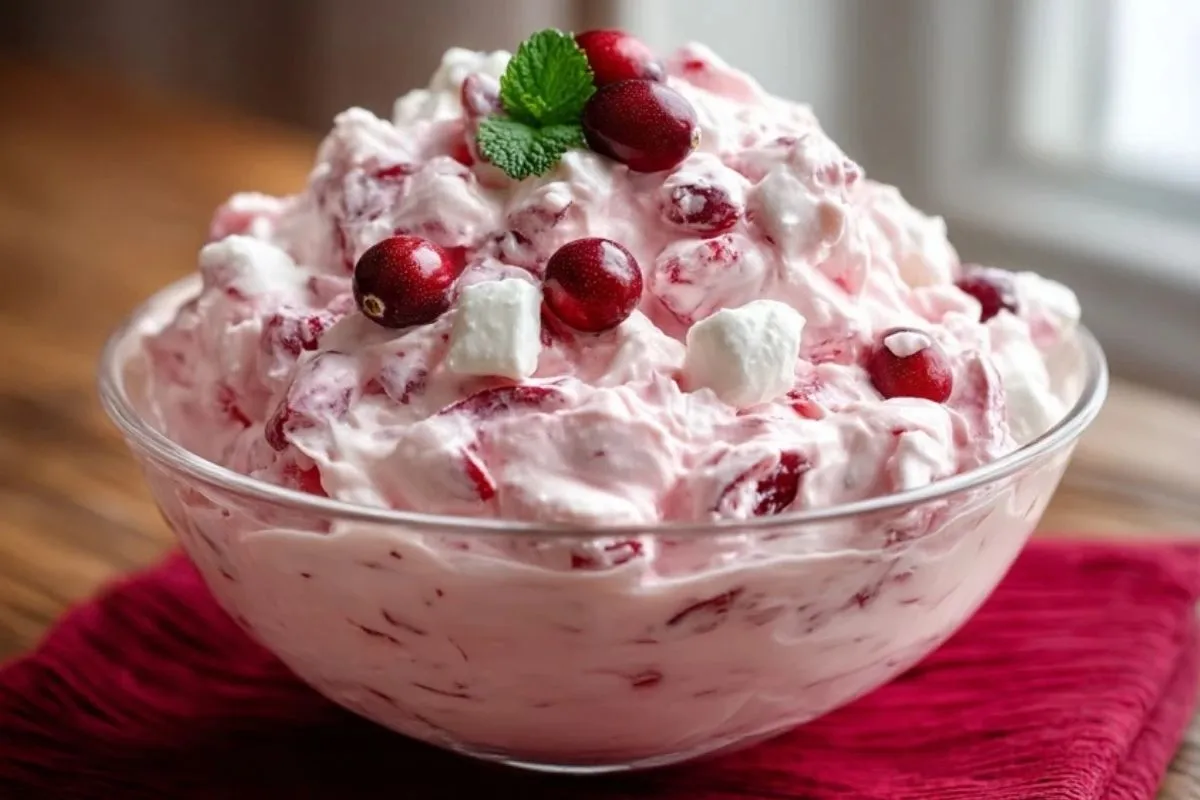 Salade De Guimauve Aux Canneberges