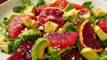 Salade DOrange Sanguine Et DAvocat