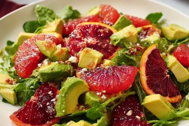 Salade DOrange Sanguine Et DAvocat