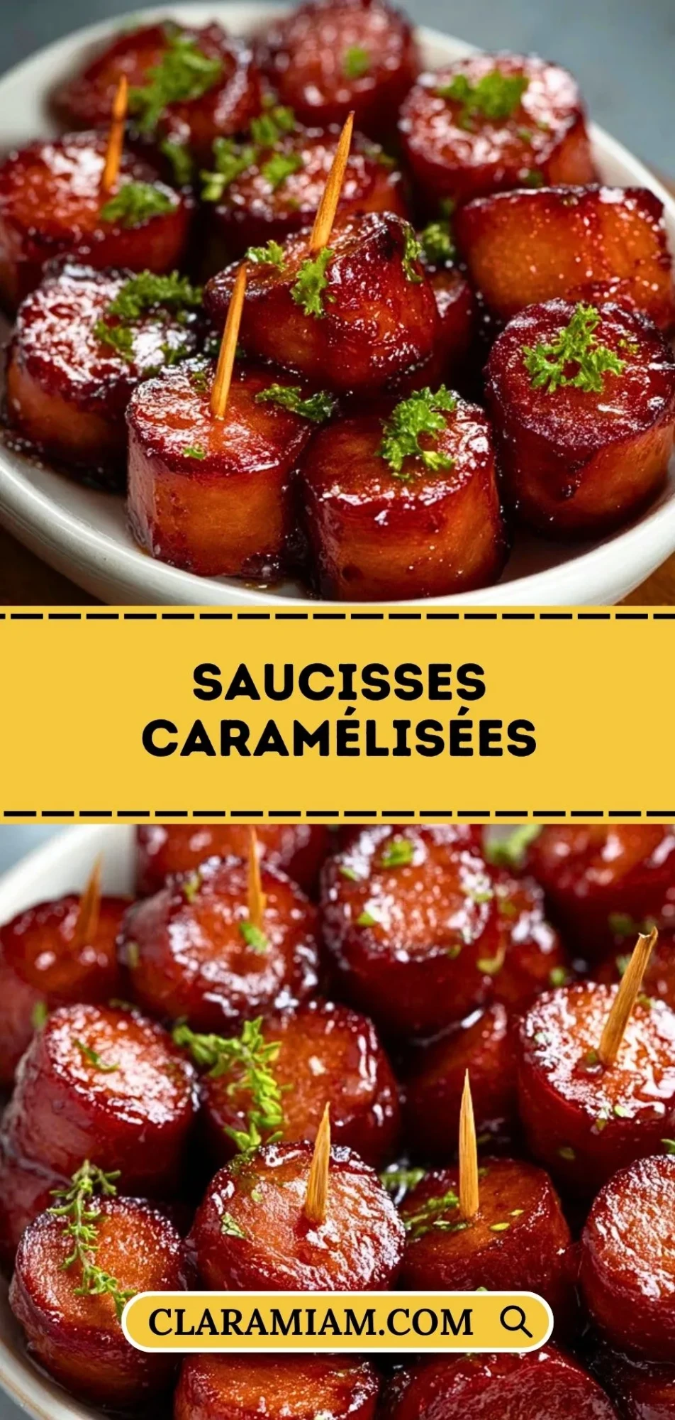 Saucisses Caramélisées - Pin 1