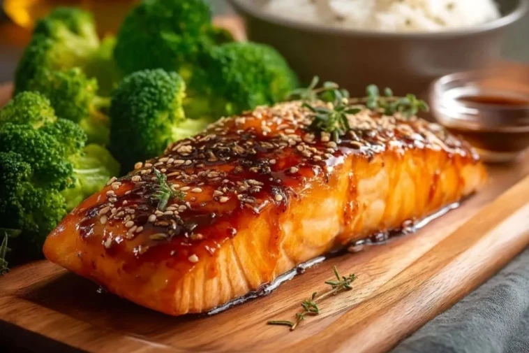 Saumon Cuit Au Four Glacé Au Sirop DÉrable