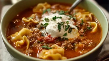 Soupe de Lasagne Maison