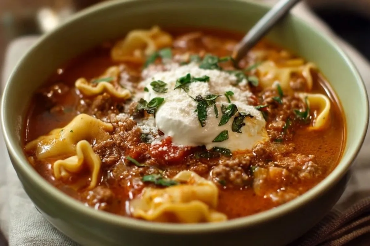 Soupe de Lasagne Maison