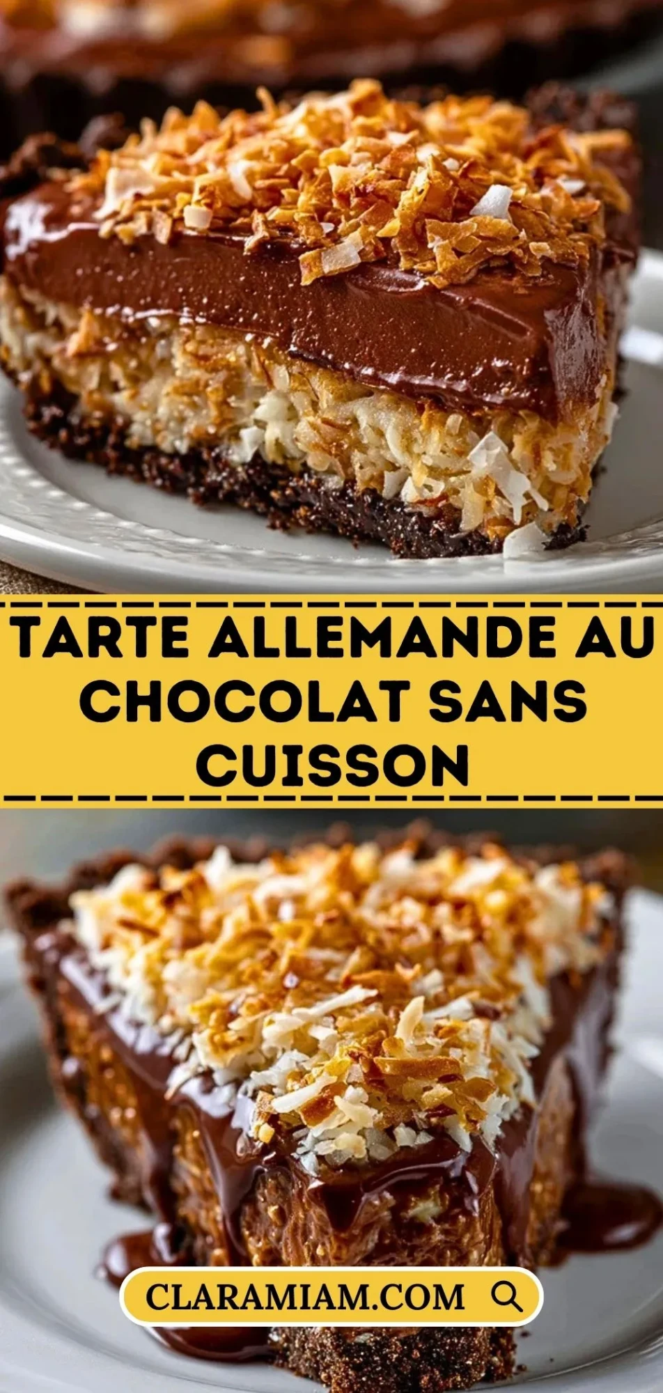 Tarte Allemande Au Chocolat Sans Cuisson - Pin 1 (1)
