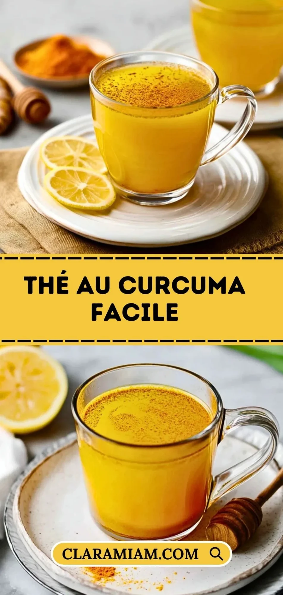 Thé Au Curcuma Facile - Pin 1