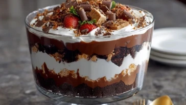 Trifle Au Chocolat Et Au Toffee