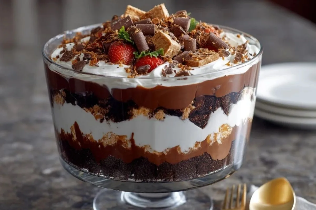 Trifle Au Chocolat Et Au Toffee