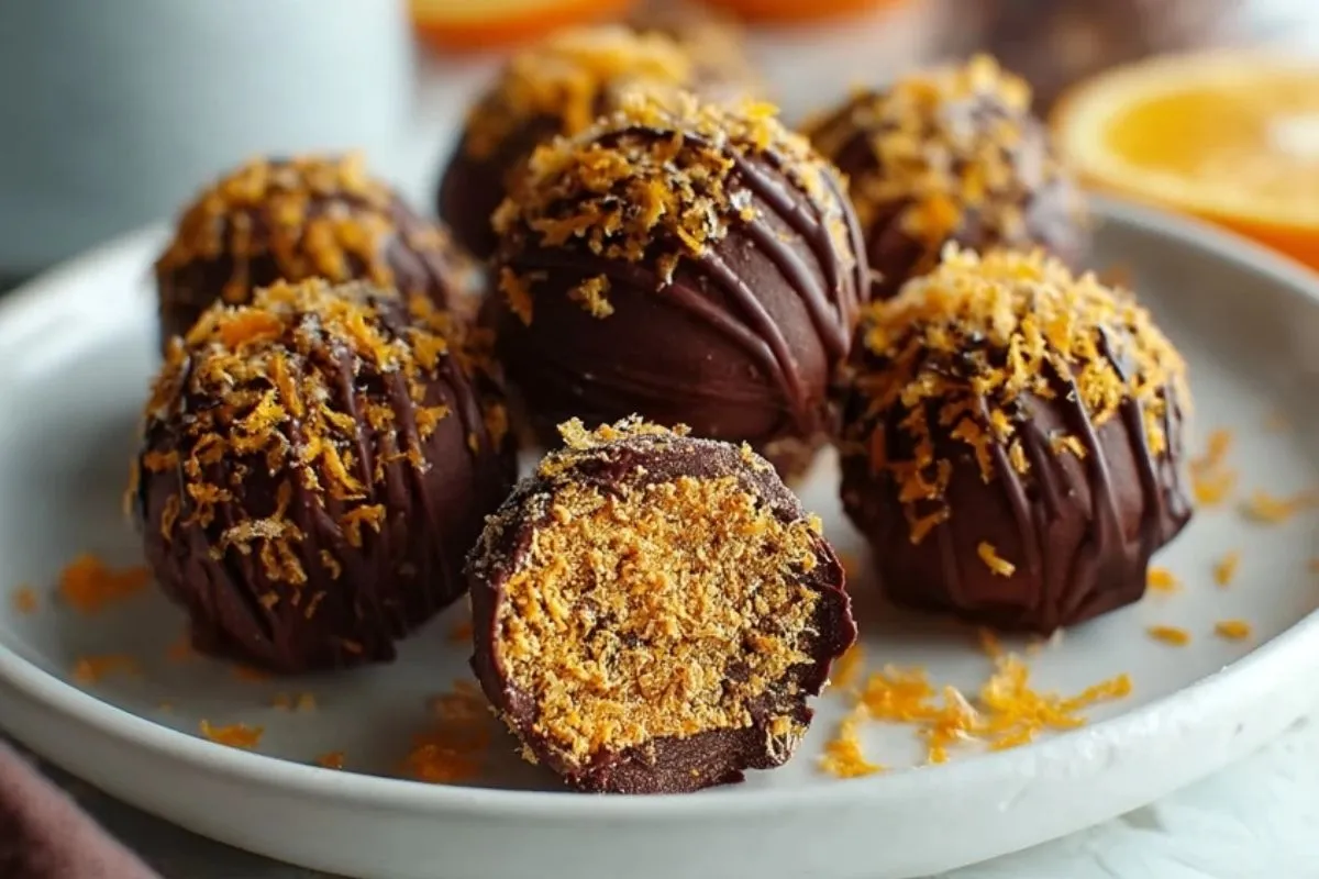 Truffes Au Chocolat Et À LOrange